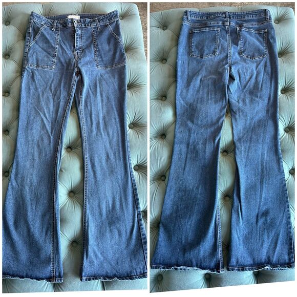 Francisca's Harper Heritage Mid Rise Flare Jeans Size 31 - Picture 1 of 10